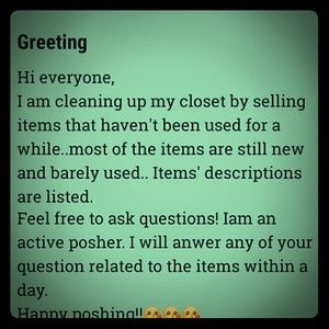Note from seller